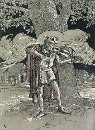 De viool van de duivel, illustratie uit 